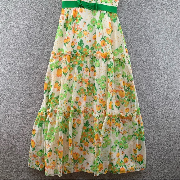 Vintage 1970’s Floral Maxi Dress - Picture 3 of 15